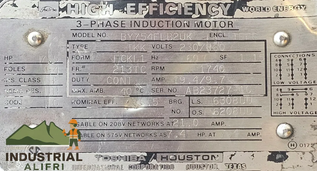 Motorreductor 7.5 Hp Trifásico R:16.1 Lineal Toshiba - Falk - Image 6