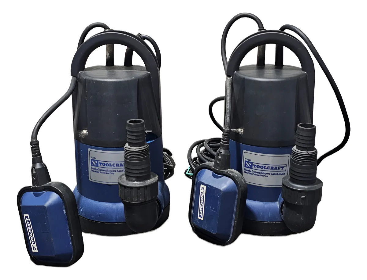 Bomba Sumergible 3/4hp Monofasica Marca Toolcraft Azul (Usado)