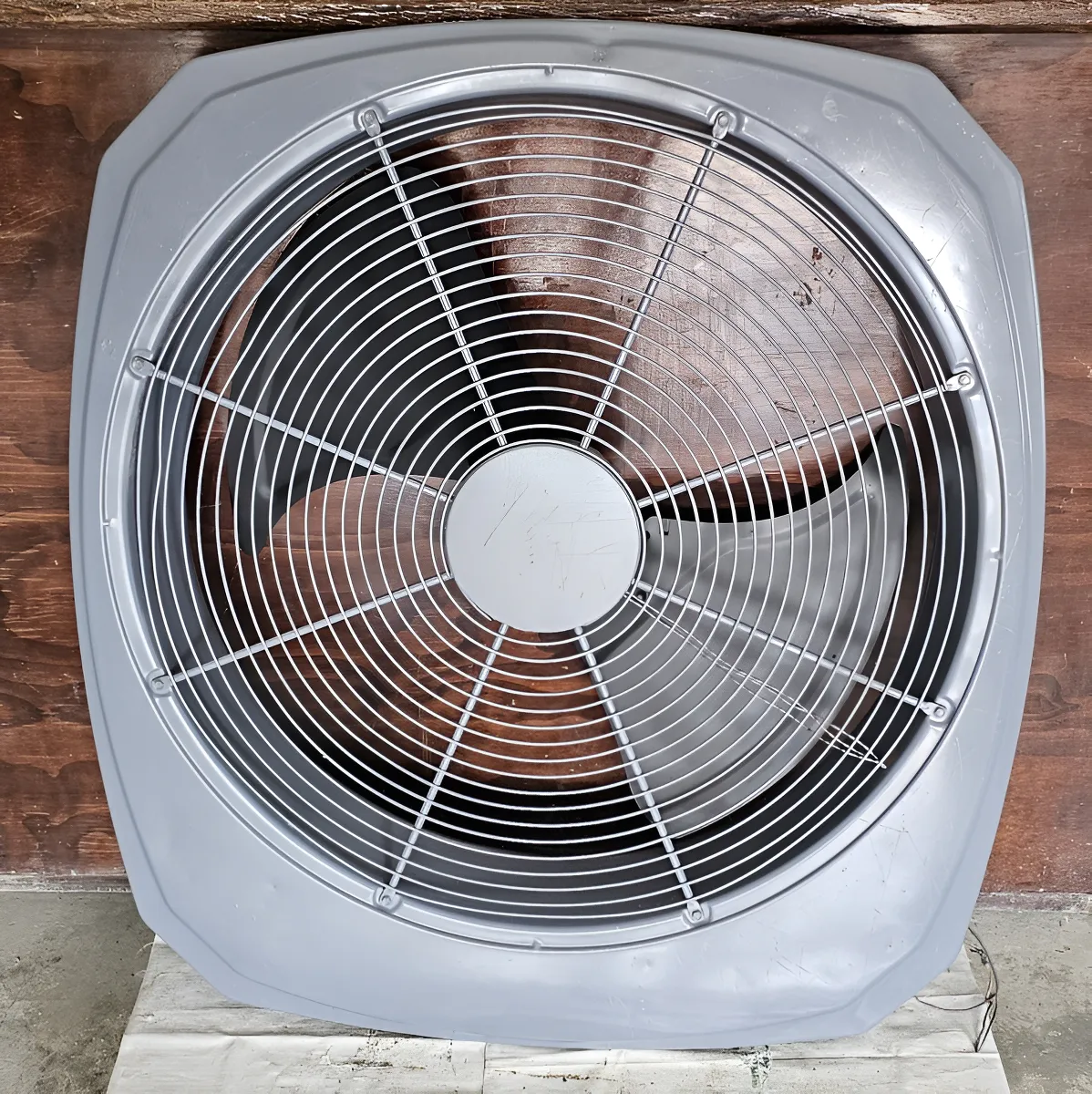 Ventilador De 2 Aspas Con Motor 1/5hp 208/230volts 1.067 M 60 Gris Negro Lamina (Usado)