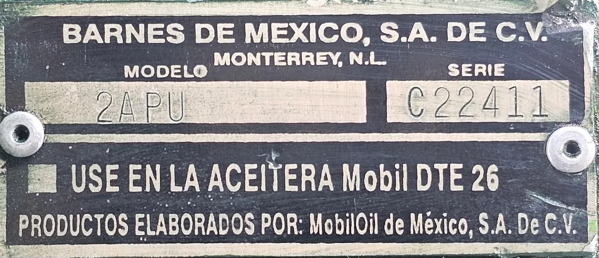 Bomba Centrifuga 10hp 2x2 Marathon/ Barmesa - Image 6