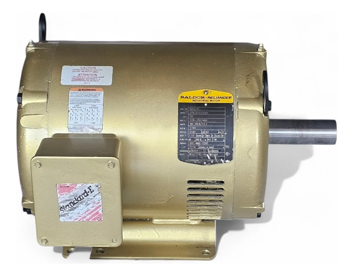 Motor Eléctrico 10hp Trifásico 1765rpm Marca Baldor - Image 5