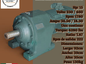 Motorreductor 15hp Trifásico Ratio: 8.1 lineal marca SEWEURODRIVE