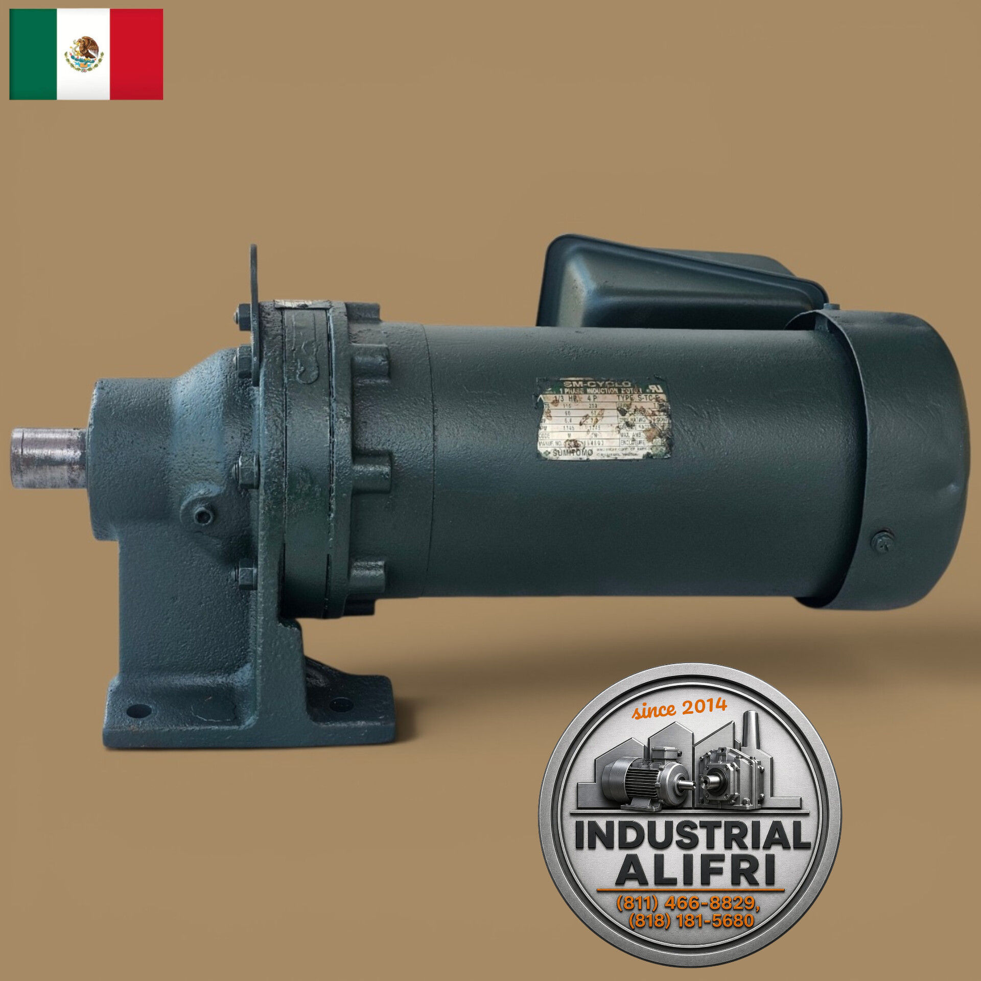 Motorreductor 1/3hp Monofasico Ratio: 87.1 marca SUMITOMO - Image 3