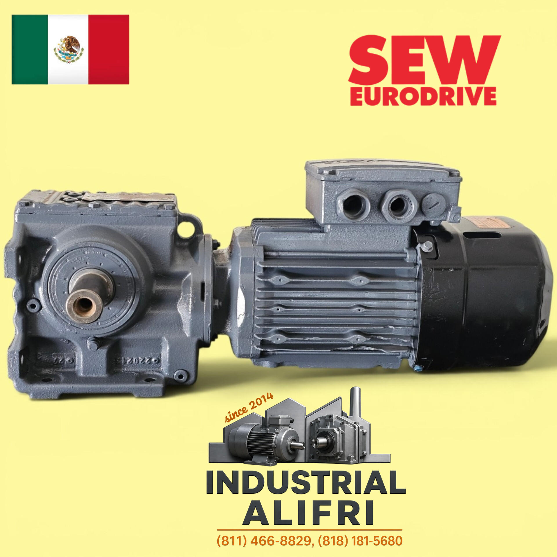Motorreductor 1hp Trifásico Ratio: 55.1 marca SEWEURODRIVE - Image 2