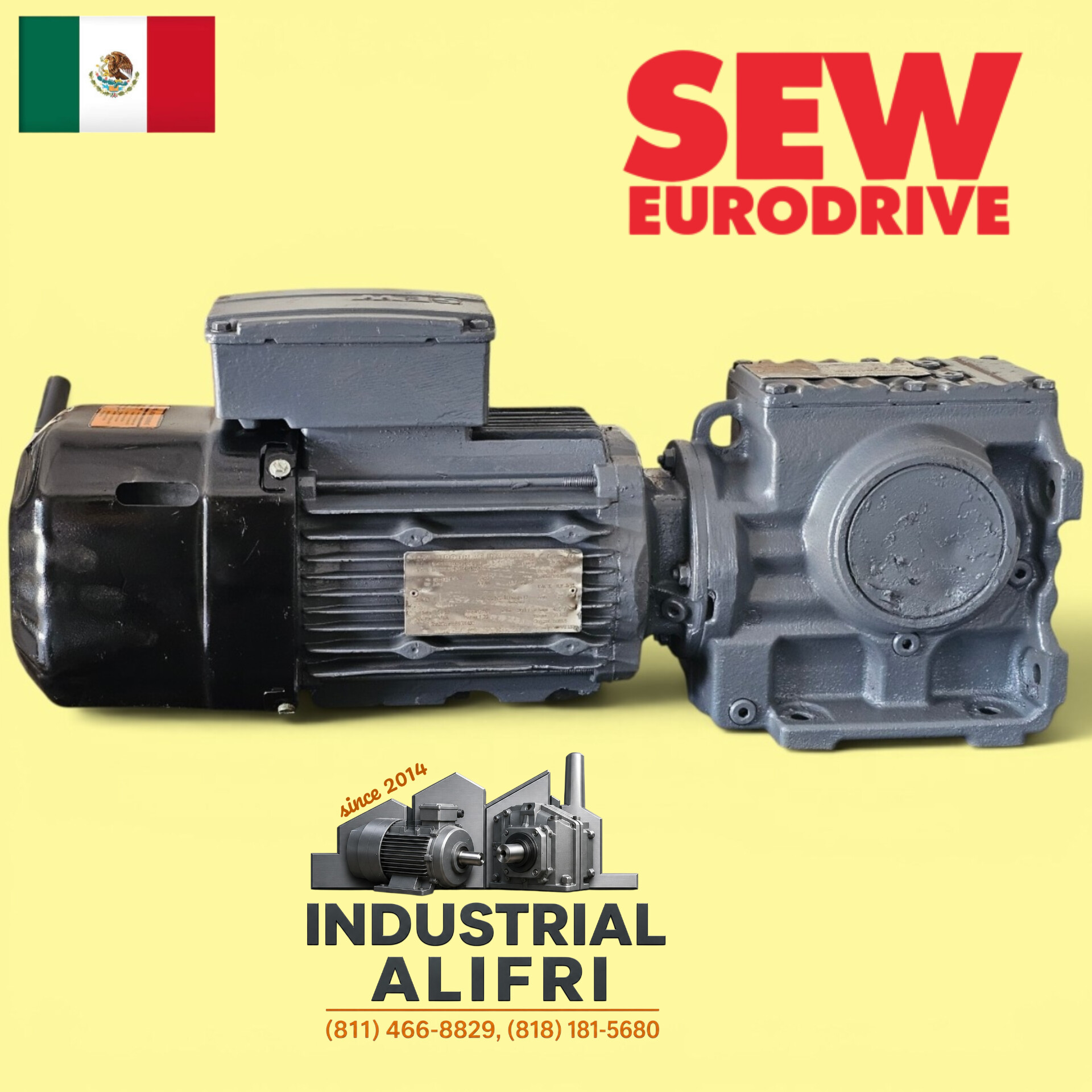 Motorreductor 1hp Trifásico Ratio: 55.1 marca SEWEURODRIVE - Image 4