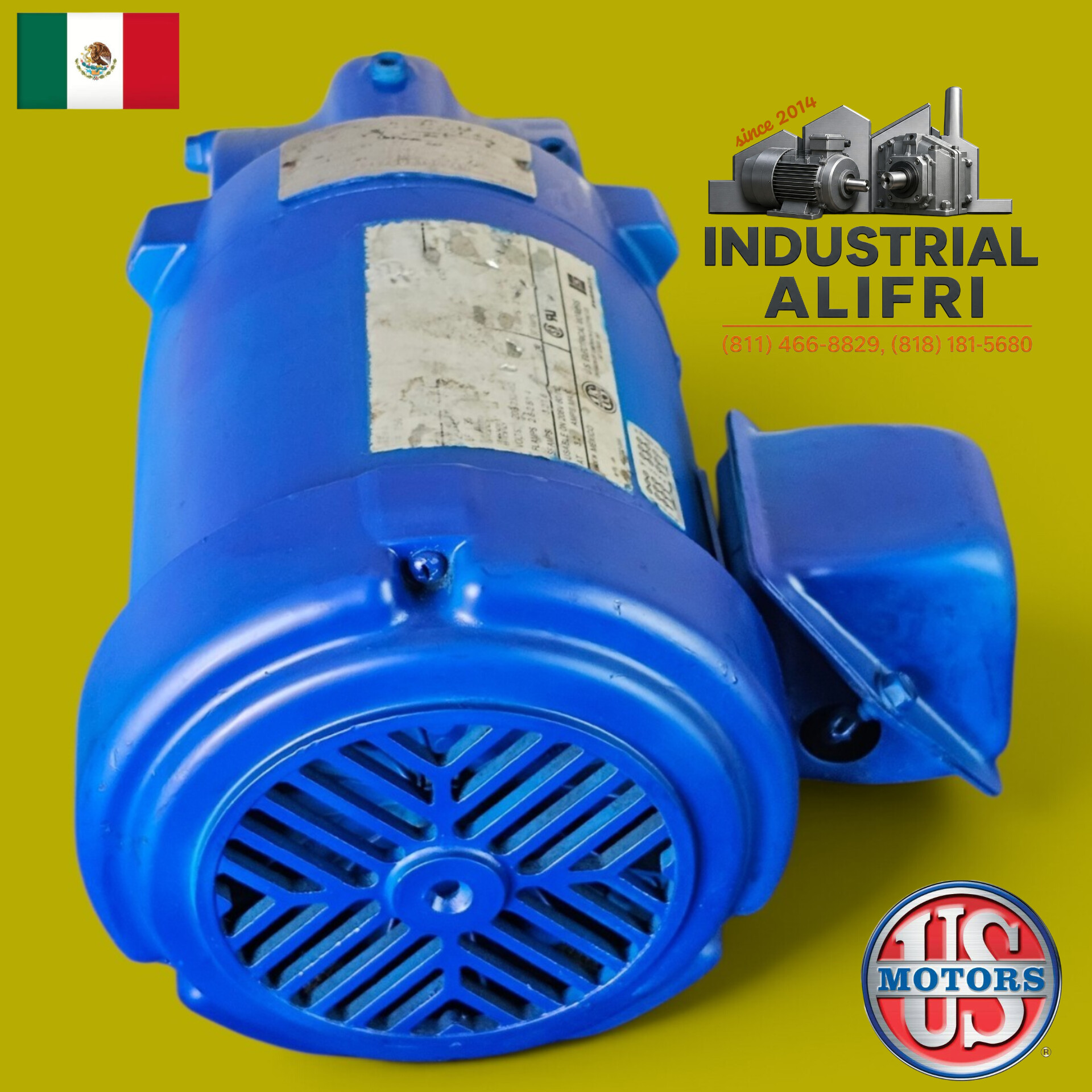 Motorreductor 1hp Trifásico Ratio: 39.1 marca US MOTORS - Imagen 4